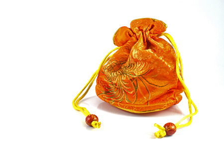 Chinese New Year Gift Bags isolated on white の写真素材