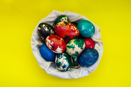 Easter painted eggs to celebrate the holiday