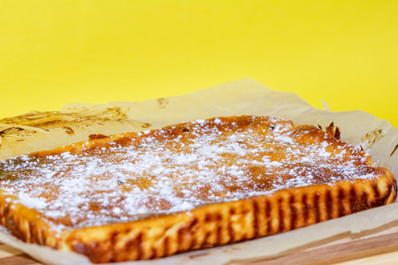 Easter cheese cake or pasca traditionally made at home