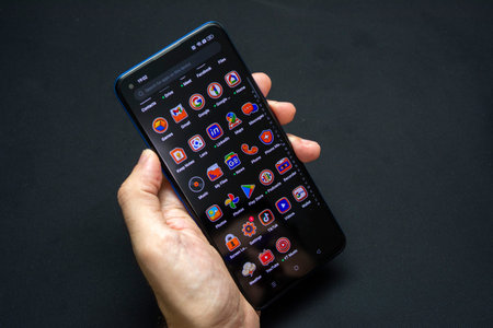 22 November 2022-Bucharest, Romania. Realme launch new smartphone realme GT Neo 2 Dragonball Edition