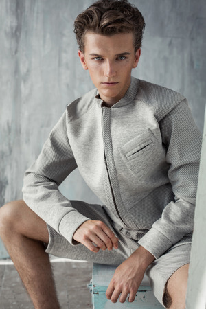Fashion man posingの写真素材