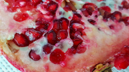 Pomegranate fresh red useful macro