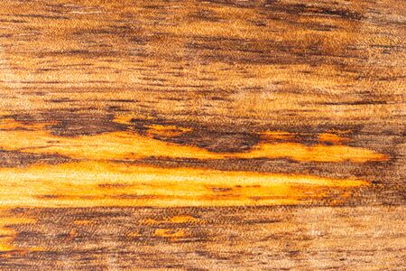wooden kitchen cutting board, two-color texture, background, close-upの写真素材
