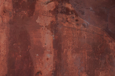 Red-brown background in the form of rustの写真素材