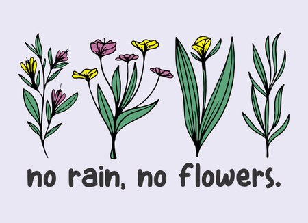 pattern background and sloganのイラスト素材