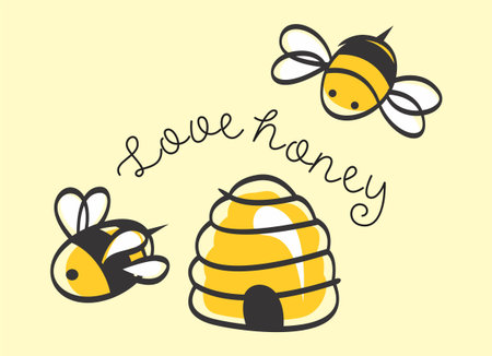 pattern background and sloganのイラスト素材