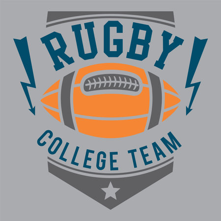 sport logo typographyのイラスト素材