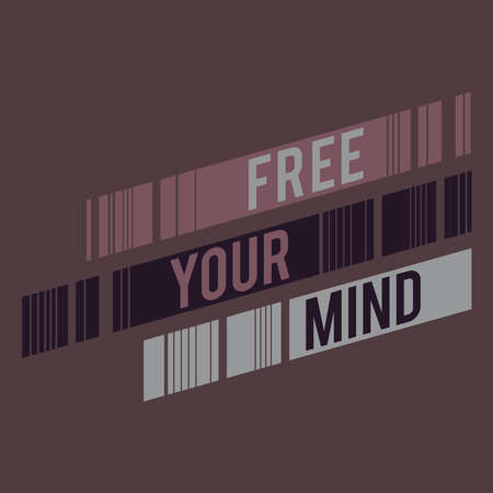 barcode on dark brown background, vector illustrationの写真素材