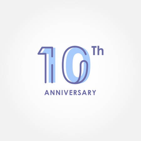 Anniversary Elegant Number Vector Designのイラスト素材