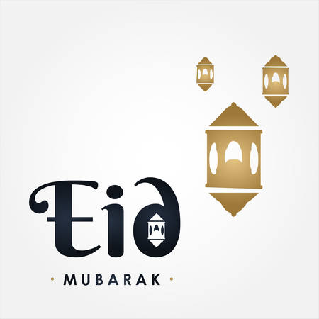 Eid Mubarak Vector Design Illustrationのイラスト素材