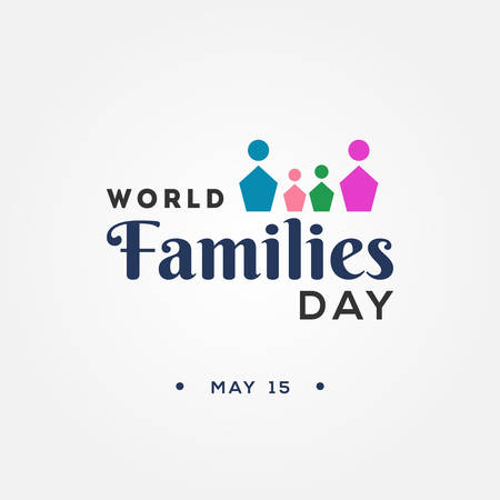 World Families Day Vector Design Illustrationのイラスト素材