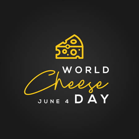 World Cheese Day Vector Design Illustrationのイラスト素材