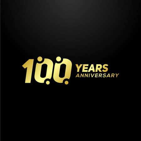 100 Years Anniversary Vector Designのイラスト素材