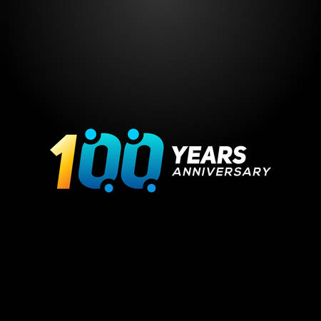 100 Years Anniversary Vector Designのイラスト素材