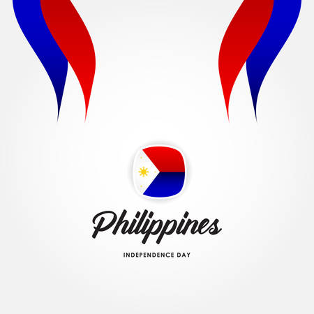 Philippines Independence Day Vector Design Illustrationのイラスト素材