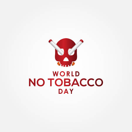 World No Tobacco Day Vector Design Illustrationのイラスト素材