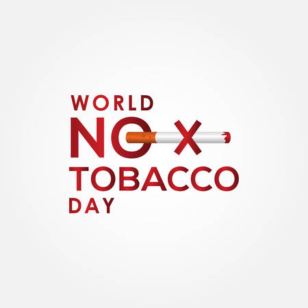 World No Tobacco Day Vector Design Illustrationのイラスト素材