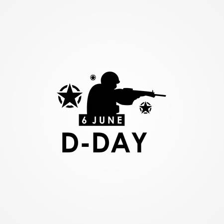 D-Day Vector Design Illustrationのイラスト素材