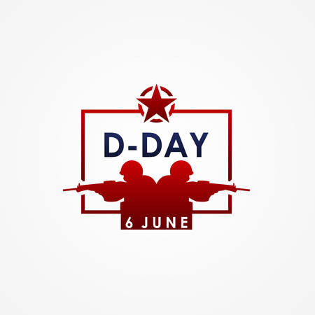 D-Day Vector Design Illustrationのイラスト素材