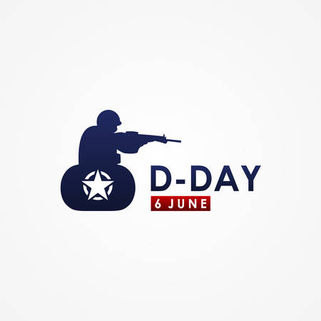 D-Day Vector Design Illustrationのイラスト素材