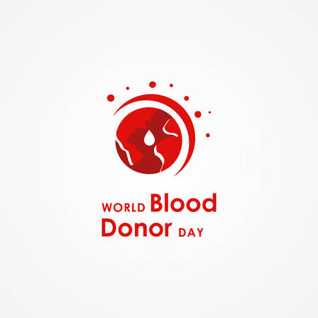 World Blood Donor Day Vector Design Illustrationのイラスト素材