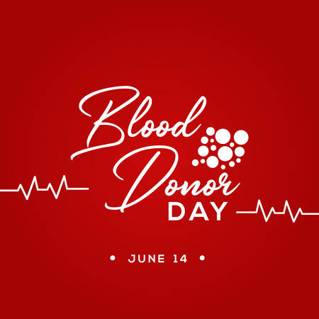 World Blood Donor Day Vector Design Illustrationのイラスト素材