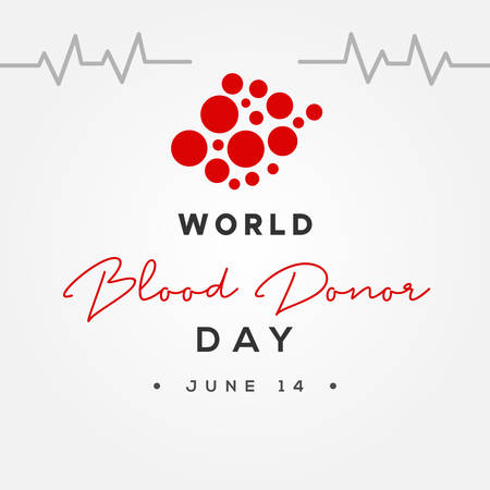 World Blood Donor Day Vector Design Illustrationのイラスト素材