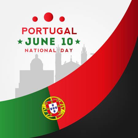 Portugal Independence Day Vector Design Illustrationのイラスト素材