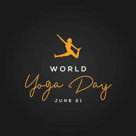 Yoga Day Vector Design Illustrationのイラスト素材