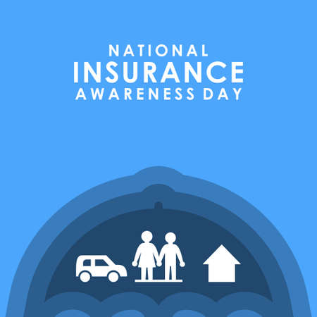 National Insurance Awareness Day Vector Design Illustrationのイラスト素材