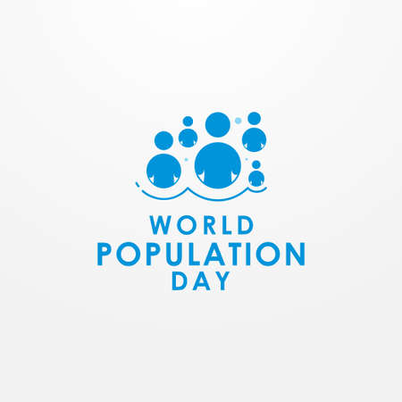 World Population Day Vector Design Illustrationのイラスト素材
