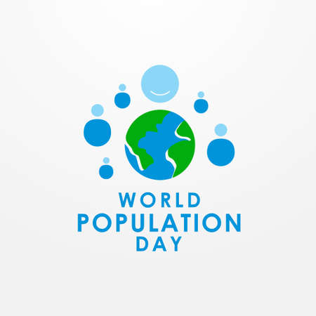 World Population Day Vector Design Illustrationのイラスト素材