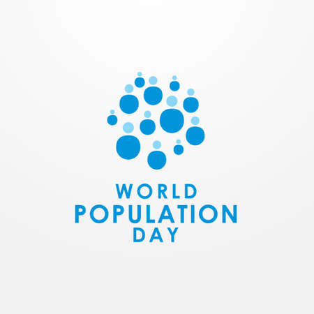 World Population Day Vector Design Illustrationのイラスト素材