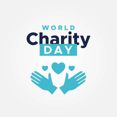 World Charity Day Vector Design Illustrationのイラスト素材