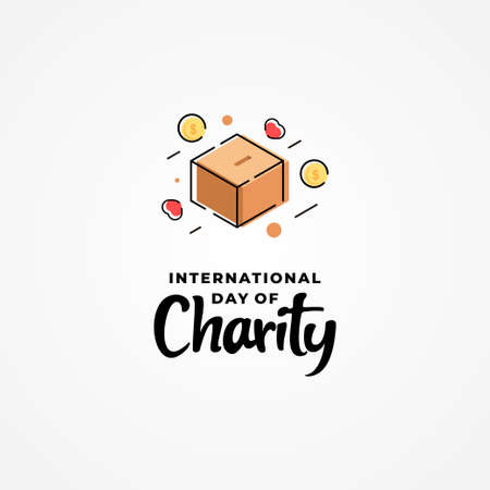 World Charity Day Vector Design Illustrationのイラスト素材