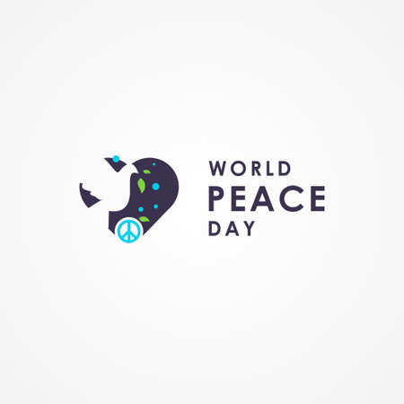 International Peace Day Vector Design Illustrationのイラスト素材