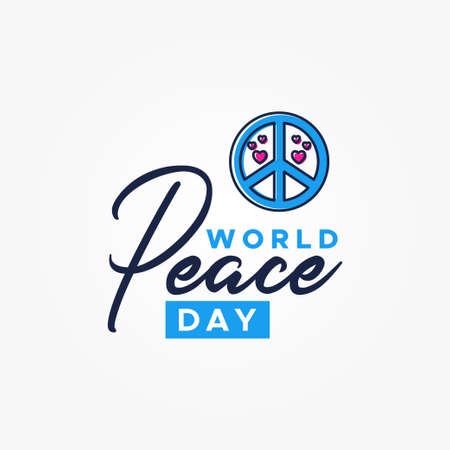 International Peace Day Vector Design Illustrationのイラスト素材