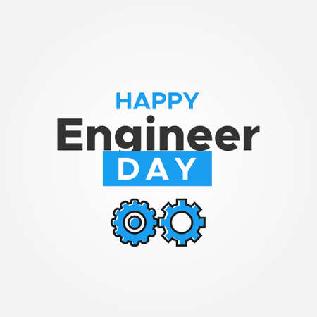 Happy Engineer Day Vector Design Illustrationのイラスト素材