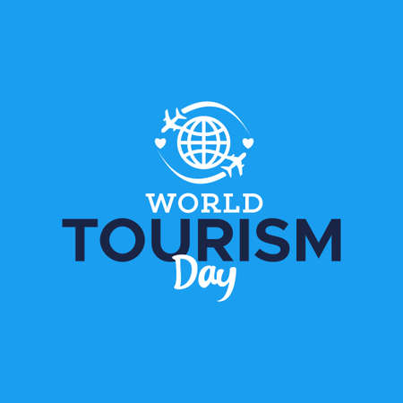 World Tourism Day Vector Design Illustrationのイラスト素材