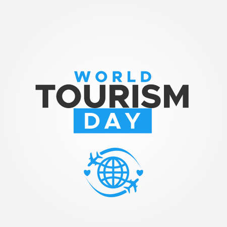 World Tourism Day Vector Design Illustrationのイラスト素材