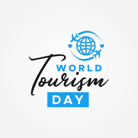 World Tourism Day Vector Design Illustrationのイラスト素材