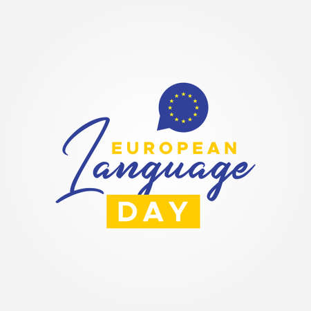 European Day Of Language Vector Design Illustrationのイラスト素材