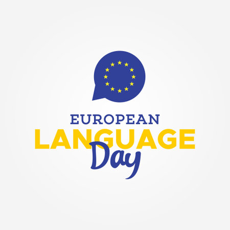 European Day Of Language Vector Design Illustrationのイラスト素材