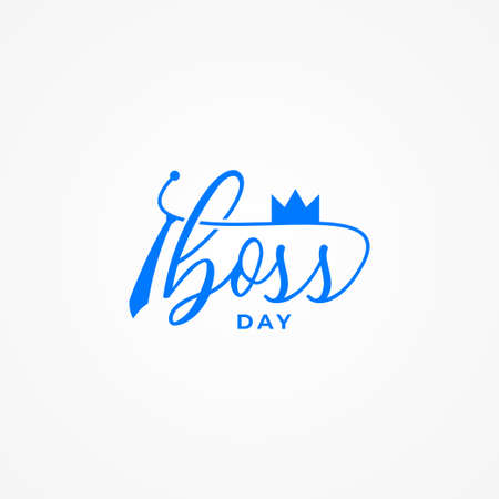 Happy Boss Day Vector Design Illustrationのイラスト素材