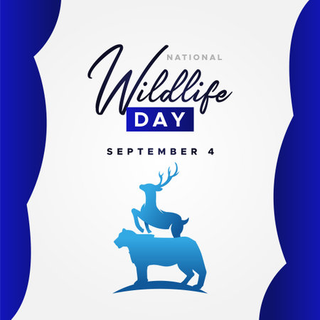 National Wildlife Day Design Illustrationのイラスト素材
