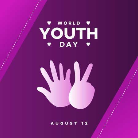 World Youth Days Design Illustrationのイラスト素材