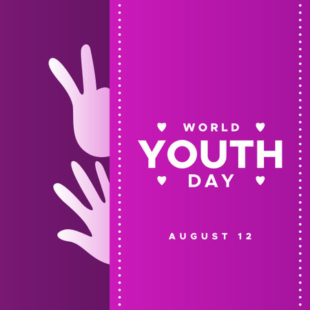 World Youth Days Design Illustrationのイラスト素材