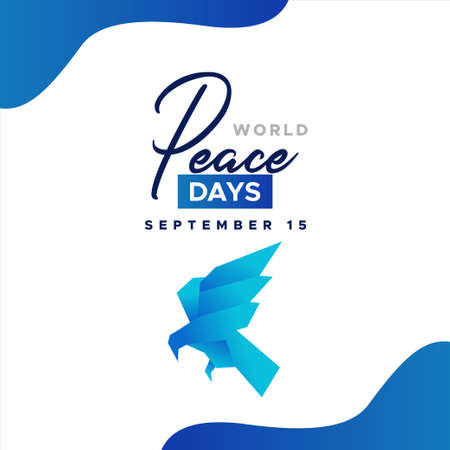 International Day Of Peace Design Illustrationのイラスト素材