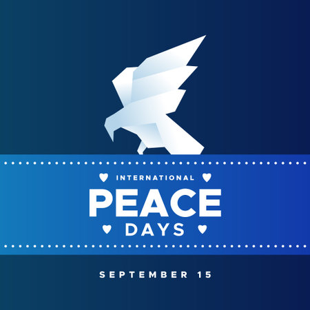 International Day Of Peace Design Illustrationのイラスト素材
