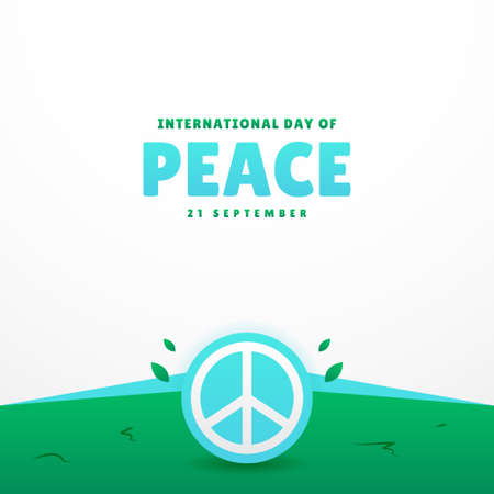 International Day Of Peace Design Illustrationのイラスト素材